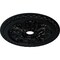 Ekena Millwork Bordeaux Deluxe Ceiling Medallion (Fits Canopies up to 4"), 23 5/8"OD x 3"ID x 2"P, Jet Black CM23BOBLF - alternate 3